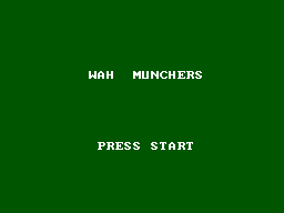 Wah Munchers (Homebrew) — Title screen